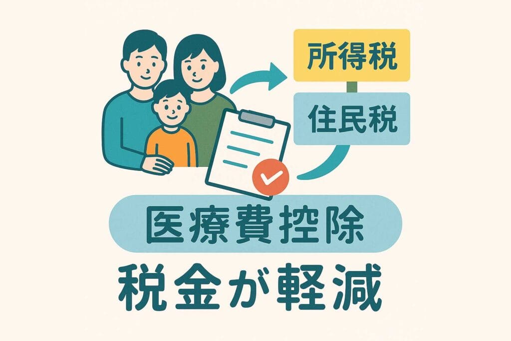 医療費控除で税金が軽減